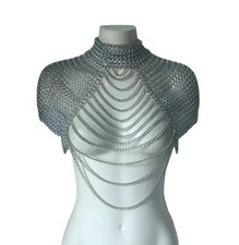 Aluminium Butted Chainmail Armor Top - Handmade Alluminium Butted - Gothic Punk.