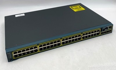 Cisco Catalyst WS-C2960S-48TS-L Switch, 48-Port Gigabit Ethernet, 4 SFP Uplinks