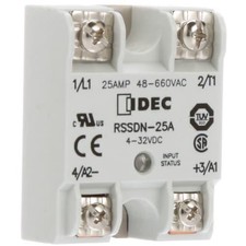 1pc IDEC CORPORATION RSSDN-25A Solid State Relay, 32 VDC, SPST-NO, 25A/660V