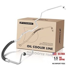 Automatic Transmission Oil Cooler Line Hose Assembly Compatible with Chevy