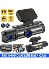 Toguard CE41A 1080P Dual Lens Dash Camera with Night Vision - Black