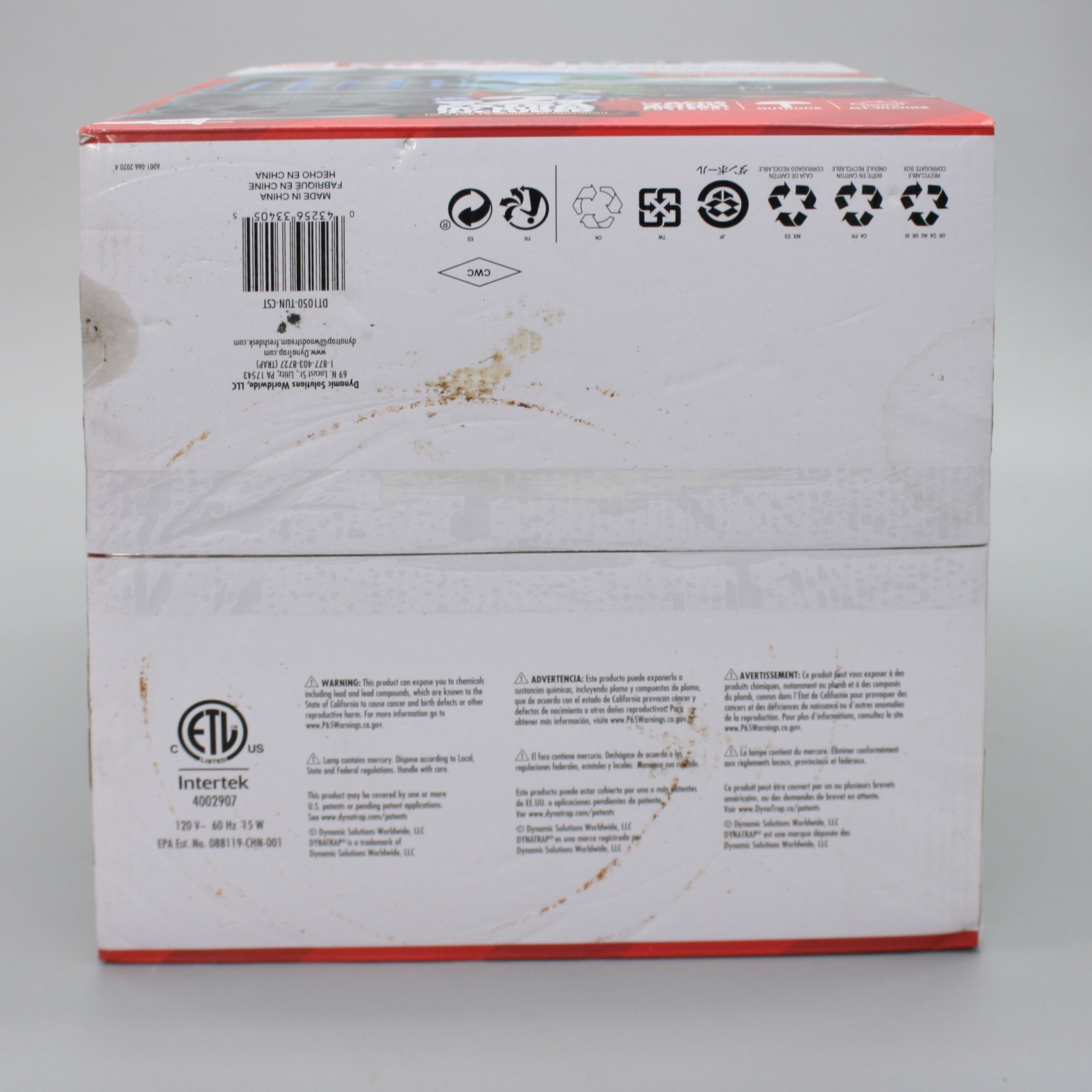 DynaTrap 3 DT1050- TUN  1/2 Acre Kills Mosquitos Beetles Flying Insects Trap UV