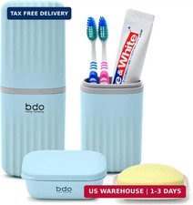 Bar Travel Soap Case Container, Portable Travel Toothbrush Case Holder