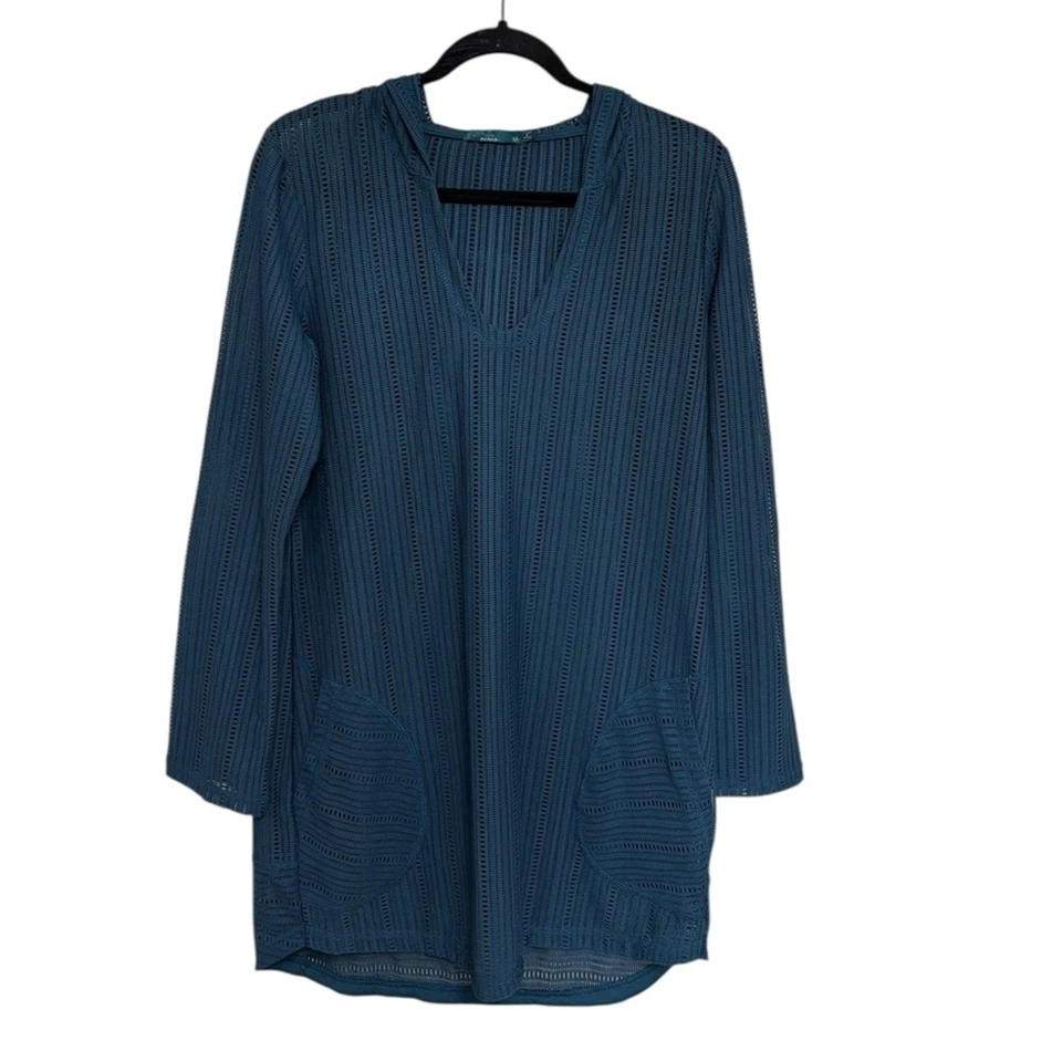 Túnica pulôver feminina Prana Two Beach azul atlântico - Tamanho M - Imagem 2 de 4