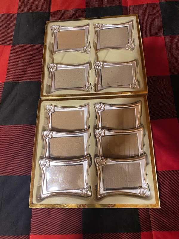 Lenox Wedding Promises Set of 10 Place Card Holders/Frames Hearts