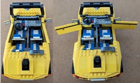 LEGO 5767 Creator Cool Cruiser Set Junk Missing Pieces Discolored