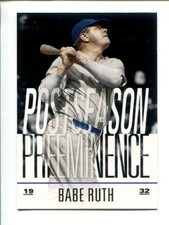 2018 Topps Update Series - Postseason Preeminence - Black #PO-11 Babe Ruth ⚾