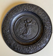 Berliner Eisen Teller  Mägdesprung 19. Jh. "Der Tag" nach B. Thorvaldsen Ø 24 cm