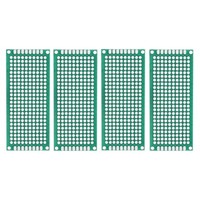 4Er Pack Pcb Leiterplatte Beidseitig Schaltung FüR Diy LöTen 30Mmx70Mm GrüN