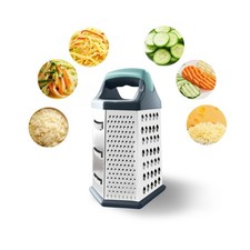 Cheese Grater, Box Graters for Kitchen, 6 Sides Stainless Steel Food Shredder...