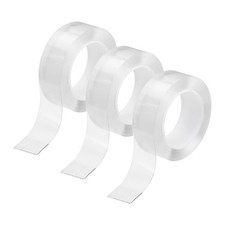 3 Roll Table Protective Band, 0.8 Inch x 9.8 Feet, Clear