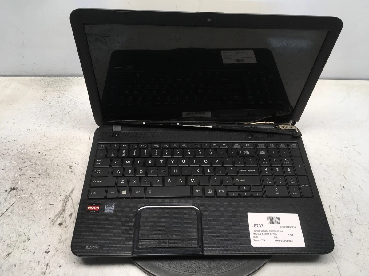 908 - TOSHIBA Satellite C855-S5236 - FOR PARTS / AS-IS
