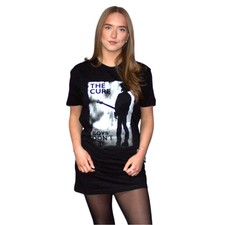 The Cure Ladies T-Shirt Dress: Boys Don't Cry Black & White OFFICIAL NEW