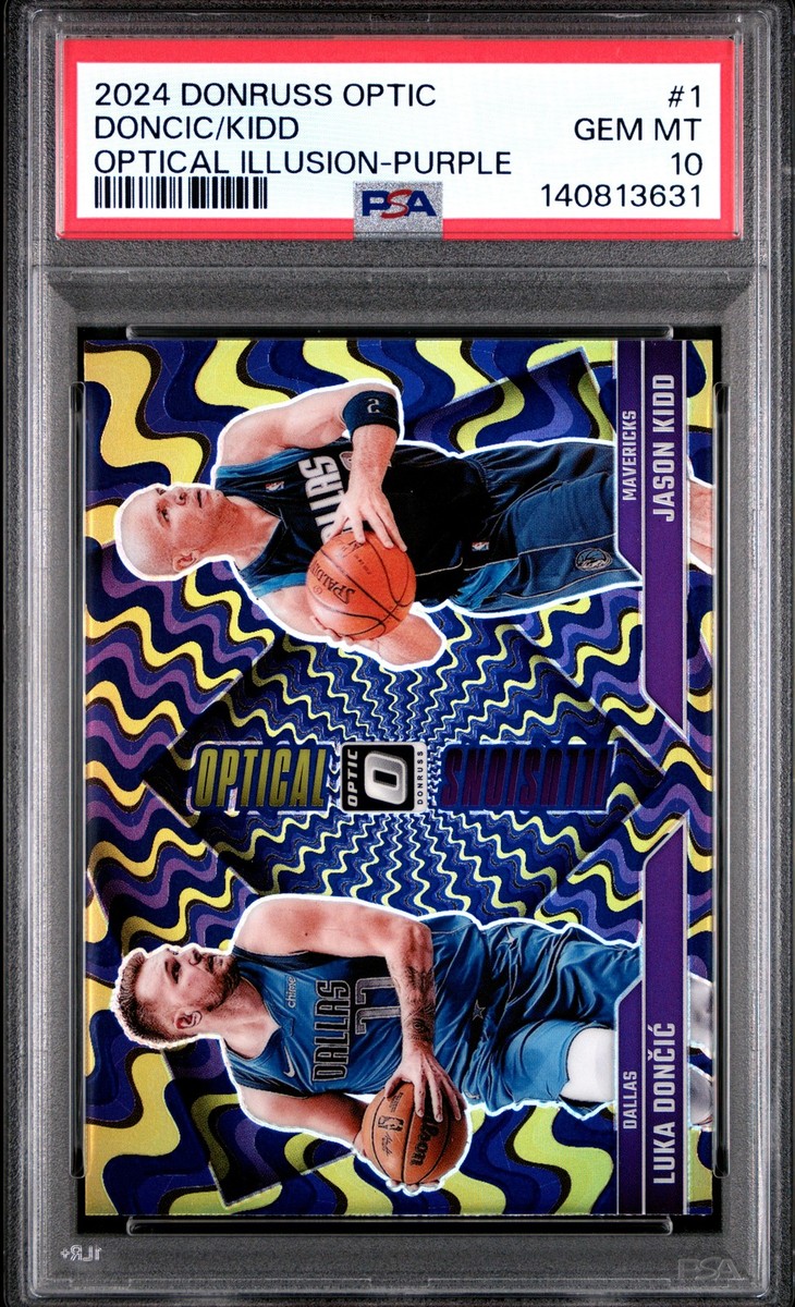 PSA 10 Luka Doncic/ Jason Kidd 2024 Optic Optical Illusions #1