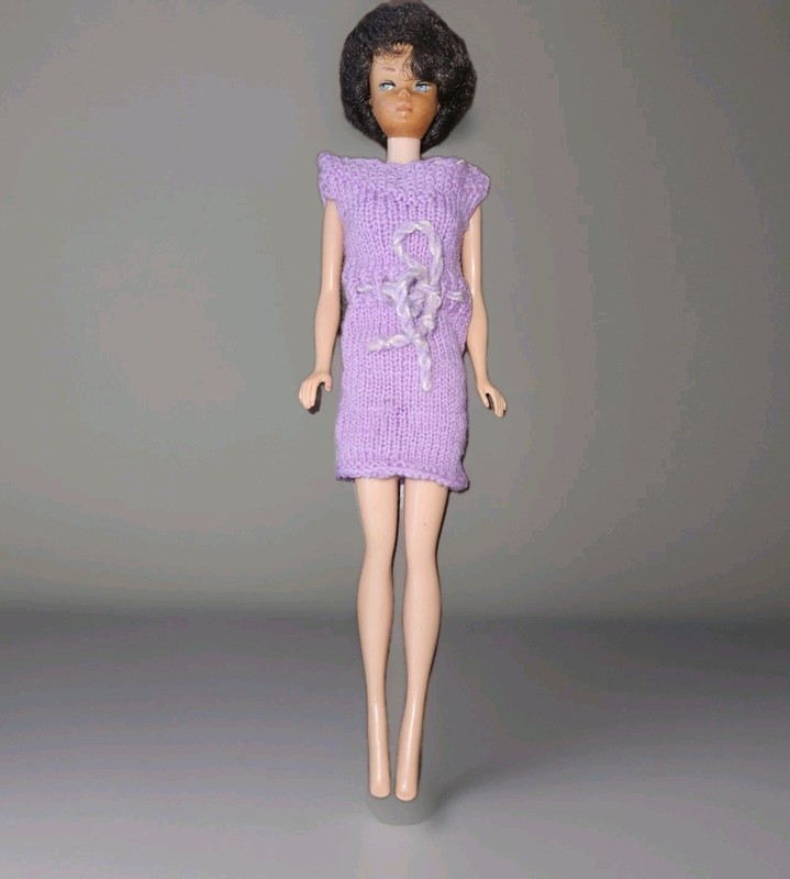 Vintage 1962/1958 Mattel Midge Barbie Doll - Brunette Bubblecut