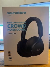 Anker Soundcore Space One Wireless Noise-Cancelling Headphones - Black