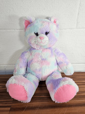 Build-A-Bear Workshop Pastel tie dye Color kitty cat BAB