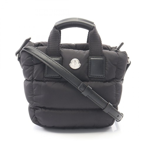 Moncler MONCLER MICRO CARADOC 2WAY Handbag Bag Nylon leather Women's Black