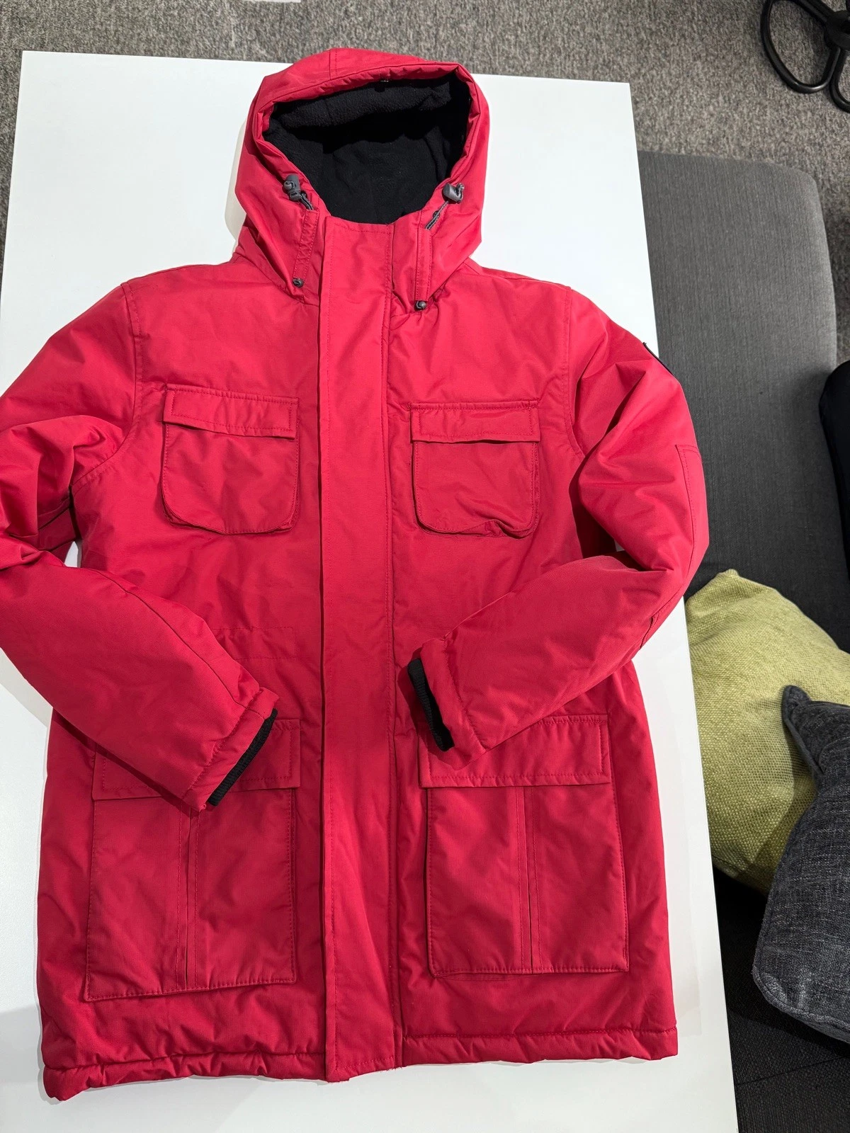 Men's Mountain Ski Snow Jacket Thermal Fleece Winter Wam Hiking Waterproof Coat