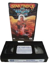 SUPER RARE VHS - *Star Trek 2: The Wrath of Khan* {PG} Sci-Fi (NEW & SEALED)