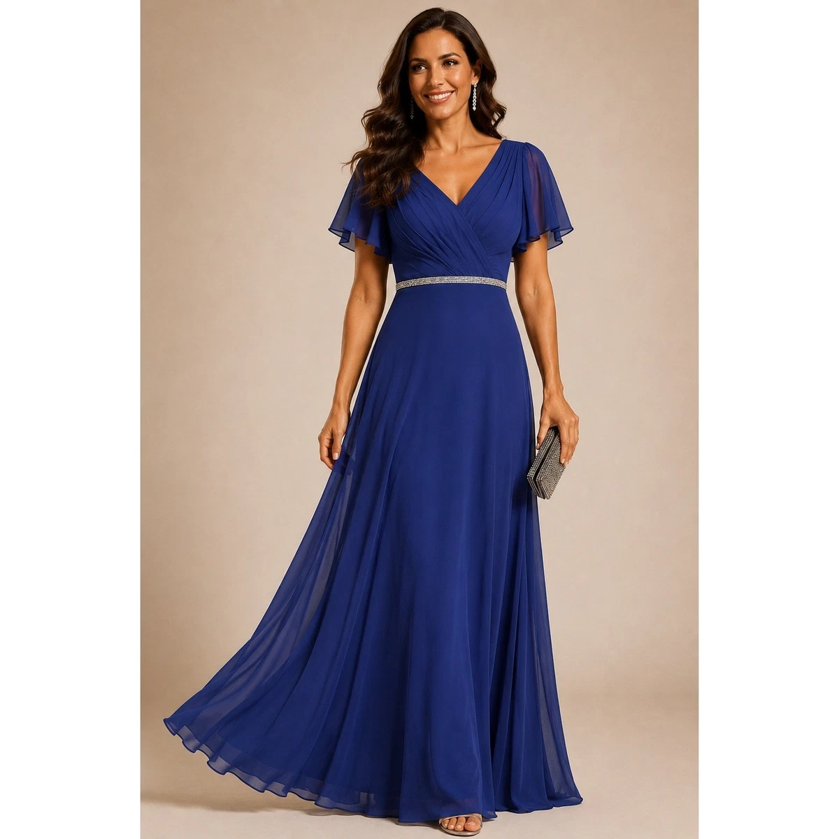ever pretty blue dress Dusty Blue Bridesmaid Gowns