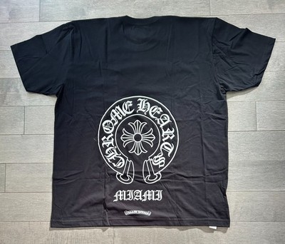Chrome Hearts Miami Horse Shoe SS Pocket Tee Black Size 2XL 100% Authentic   
