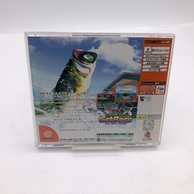 Sega Dreamcast Fishing Rod Controller HKT-8700 with Get Bass Game Japan Tested