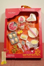 Our Generation Tasty Pastry Dessert Play Food Baking Set for 18'' Dolls