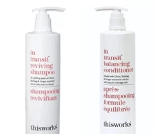 2x GILCHRIST SOAMES Marriot THIS WORKS In Transit Reviving SHAMPOO & CONDITIONER