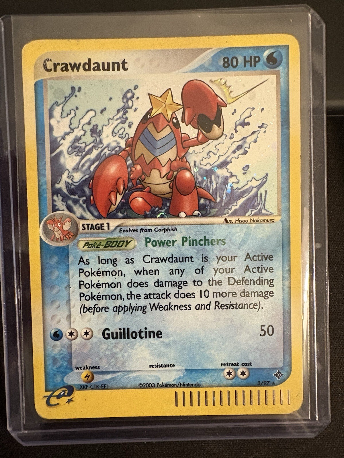 Crawdaunt 3/97 Dragon Holo