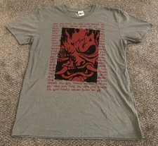 Cyberpunk 2077 Graphic Shirt Small Gray Gaming NWT