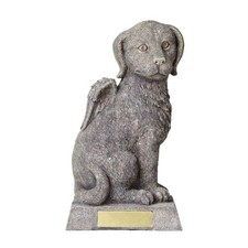 Angel Dog with Wings Cremation Urn Statue Ashes Memorial Bereavement Pet New