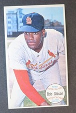 Bob Gibson #41 Topps Giants 1964 Baseball Card