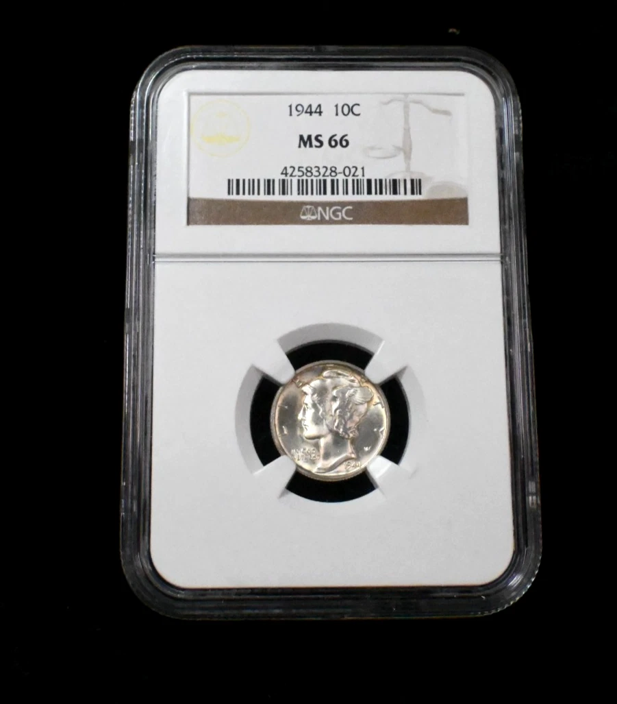 MS 66 Graded 1944 Year Mercury Dimes (1916-1945) for sale | eBay
