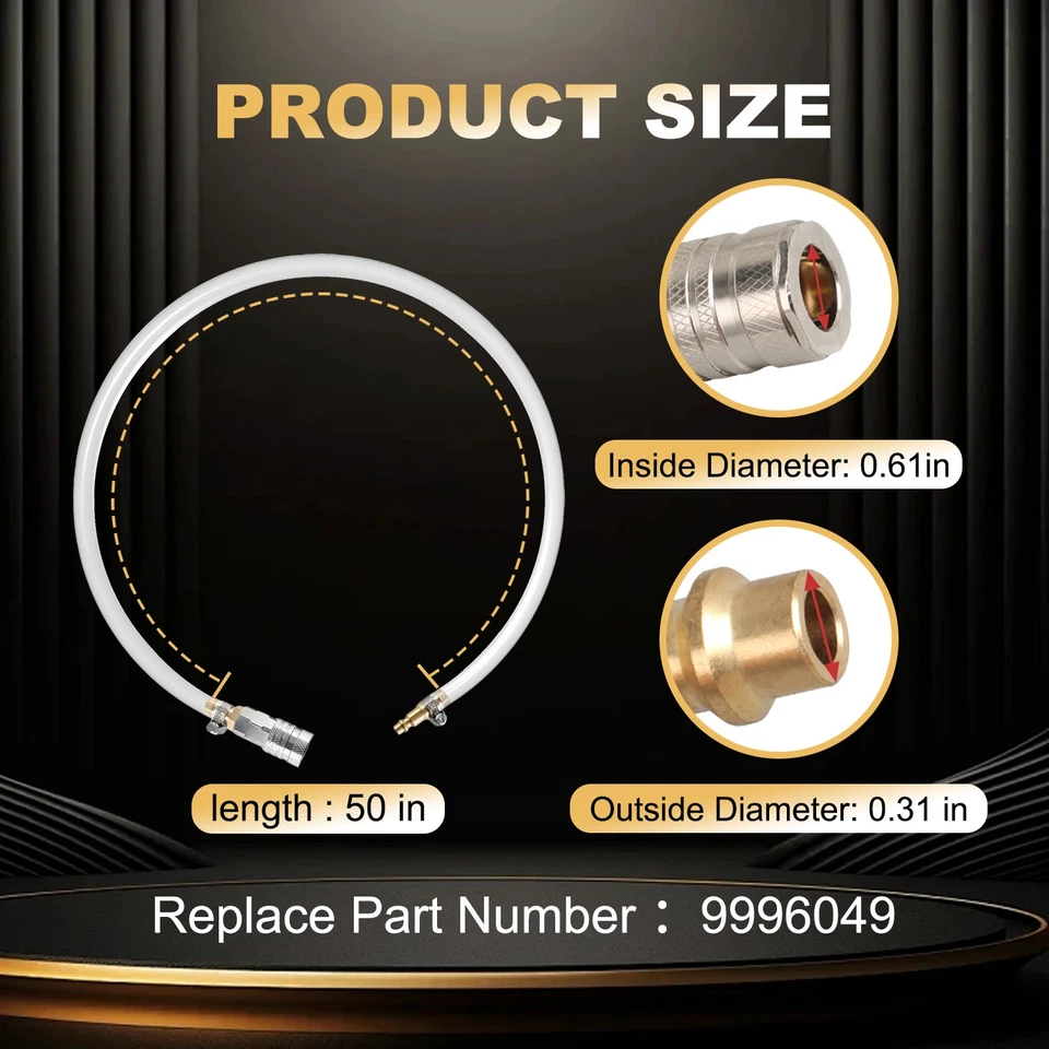 Manguera de drenaje de refrigerante de refrigeración del radiador 1 pieza 9996049 para Volvo VNL 2000-2017 Foto 4 de 4