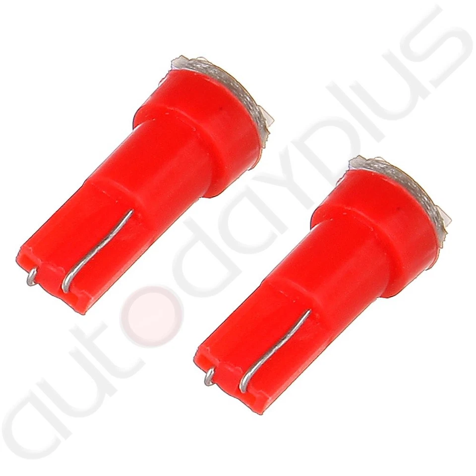 20pcs T5 17 37 73 LED Bulb Red Instrument Cluster Panel Lamp Dashboard Light - Image 4 of 4