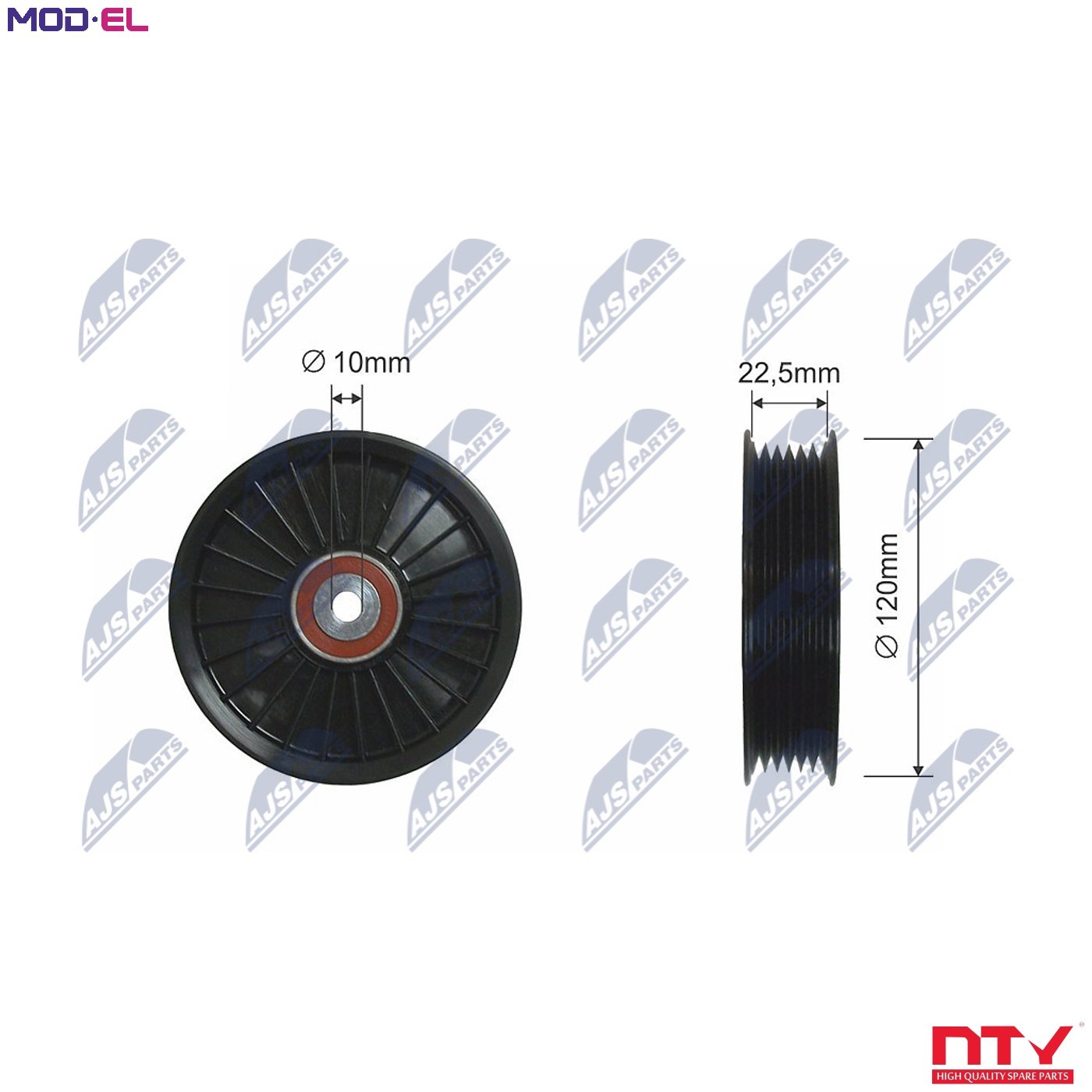 ✅Fits NTY RNK-PL-022 PULLEY IDLER V-BELT ⭐UK Seller⭐ - Image 11