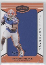 2022 Chronicles Draft Picks Plates & Full Coverage Dameon Pierce Patch 0l1