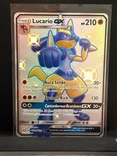 Lucario GX Shiny Holo Rare Hidden Fates: Shiny Vault SV64/SV94 Fighting Holofoil on eBay