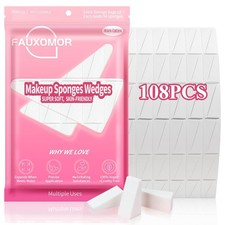 108 Pcs New Makeup Sponges Wedges for Face Foundation, Latex-Free Triangle Cosme