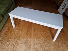IKEA Sigurd White Wooden Bench Seat