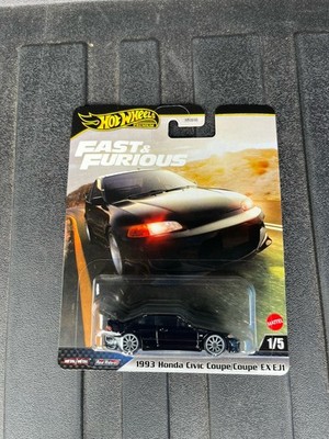 Hot Wheels Premium Fast & Furious 1993 HONDA CIVIC COUPE EX EJ1 EG