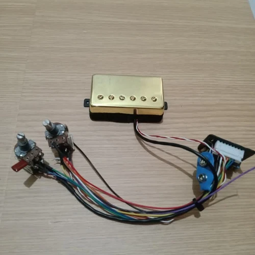 SUSTAINIAC SUSTAINER HUMBUCKER CANS GOLD PUSHFULL FIR GIBSON LESPAUL PRS