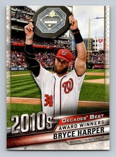 2020 Topps DB-96 Bryce Harper Washington Nationals Decades' Best (Series One)