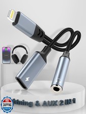 Lightning to 3.5mm Headphone Jack Adapter  Apple MFi Certified  2