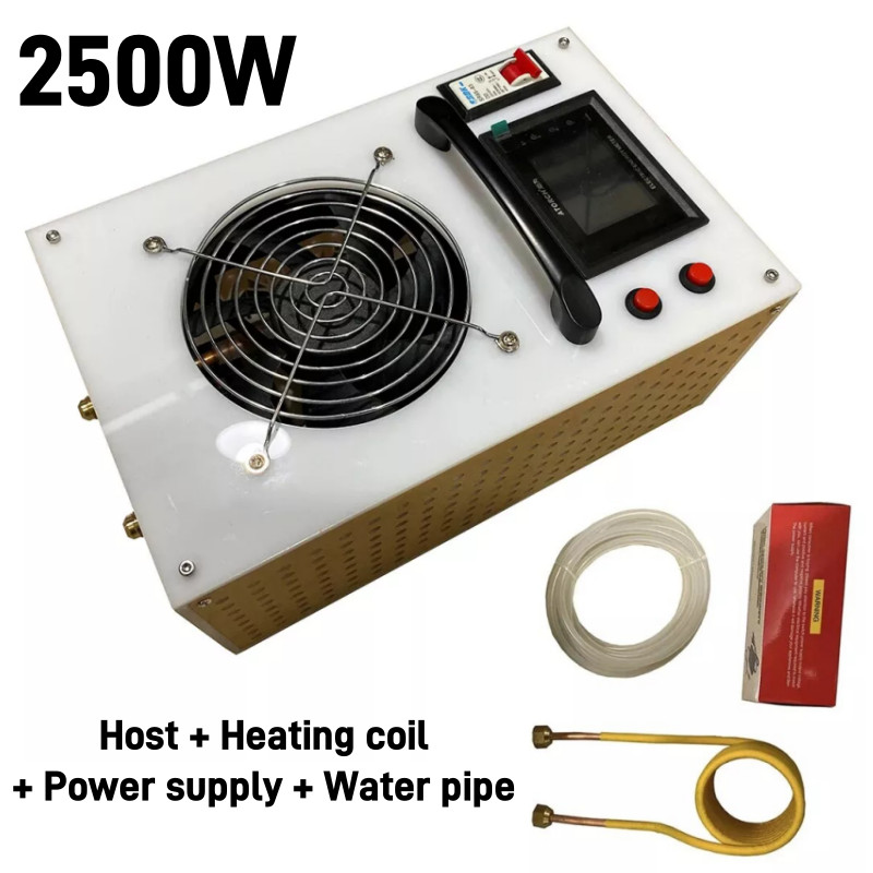 High Frequency Induction Heating Machine Metal Smelting Furnace Crucible 2500W