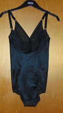 M S Shaping Body 'Wear Your Own Bra' Firm Control No VPL 8 Black BNWT