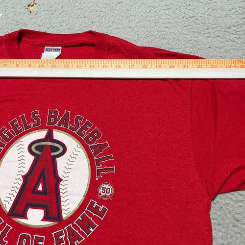 Los Angeles Angels MLB Baseball HOF T Shirt Mens XL Nolan Ryan Rod Carew Y2k - Picture 4 of 8
