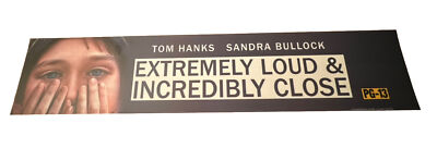2011 Extremely Loud & Incredibly Close Movie Theater Mylar Poster 5x25 Tom Hanks