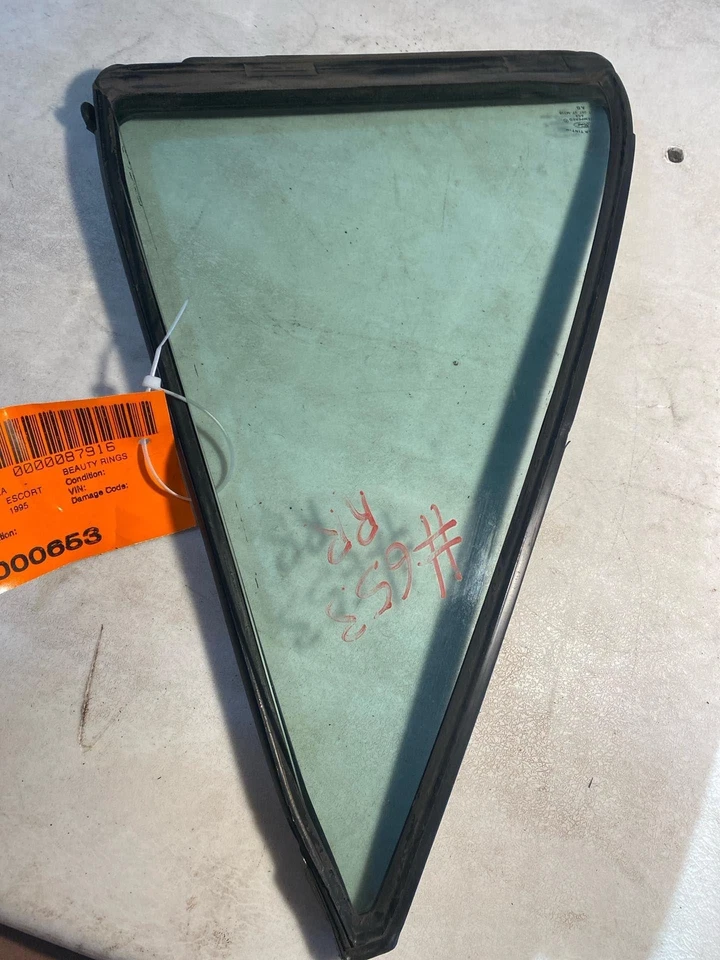 Ford Escort LX 1994-1999 ventilación trasera ventana de vidrio pasajero derecho vagón OEM Foto 2 de 4